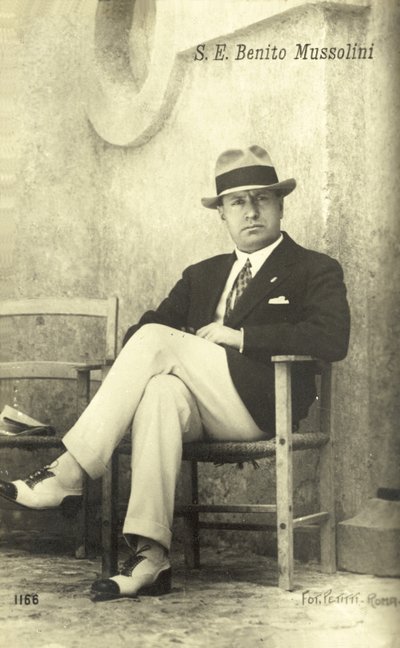 Benito Mussolini von Italian Photographer